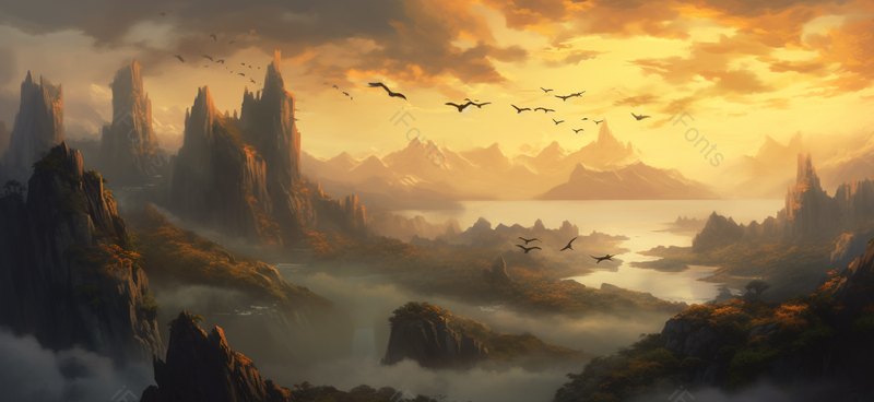 古典国风山水画风景,插画/手绘图,插画/手绘图库,插画/手绘图下载,插画/手绘